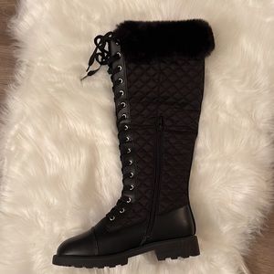 Quilted winter boot